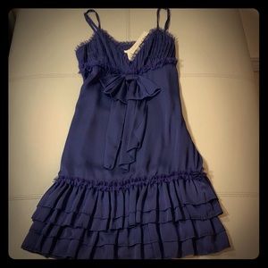 Bias Cut Silk Charmeuse Dress